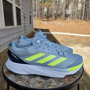 Adidas Adizero SL ID 6928 Wonder Blue/Lucid Lemon Running Shoes Women Size 9.5